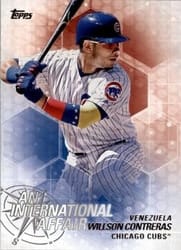 2018 Topps Update An International Affair Willson Contreras #IA-49 card