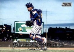 2019 Stadium Club Base Set Willson Contreras #18 card