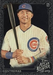 2019 Topps Allen & Ginter X Base Set Willson Contreras #232 card