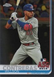 2019 Topps Chrome Update Base Set Willson Contreras #67 card