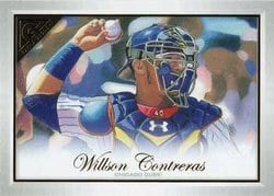2019 Topps Gallery Base Set Willson Contreras #92 card