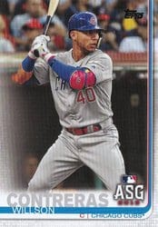 2019 Topps Update Base Set Willson Contreras #US87 card