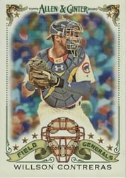 2020 Topps Allen & Ginter Field Generals Willson Contreras #FG-4 card