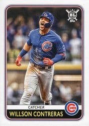 2020 Topps Big League Base Set Willson Contreras #9 card