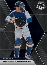 2021 Panini Mosaic Base Set Willson Contreras #52 card