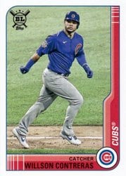2021 Topps Big League Base Set Willson Contreras #111 card