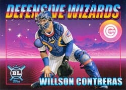 2021 Topps Big League Defensive Wizards Willson Contreras #DW-15 card