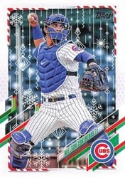 2021 Topps Holiday Base Set Willson Contreras #HW188 card