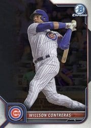 2022 Bowman Chrome Base Set Willson Contreras #19 card