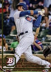 2022 Bowman Heritage Base Set Willson Contreras #85 card