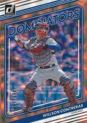 2022 Donruss Dominators Willson Contreras #D-10 card