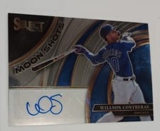 2022 Panini Select Moon Shot Signatures Willson Contreras #MSS-WC card