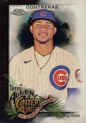 2022 Topps Allen & Ginter Chrome Base Set Willson Contreras #84 card