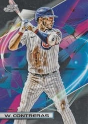 2022 Topps Cosmic Chrome Base Set Willson Contreras #98 card