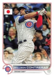 2022 Topps Japan Edition Base Set Willson Contreras #70 card