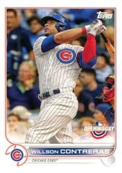 2022 Topps Opening Day Base Set Willson Contreras #55 card