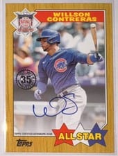 2022 Topps Update 1987 Topps Autographs Willson Contreras #87ASA-WCO card