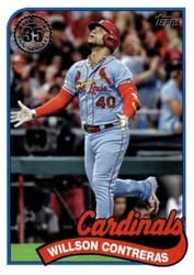 2024 Topps Update 1989 Topps Baseball 35th Anniversary Willson Contreras #89US-8 card