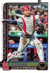 2025 Topps Base Set Willson Contreras #472 card