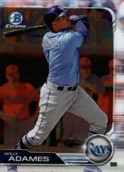 2019 Bowman Chrome Base Set Willy Adames #79 card