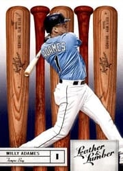 2019 Panini Leather & Lumber Base Set Willy Adames #79 card