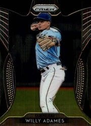2019 Panini Prizm Base Set Willy Adames #152 card