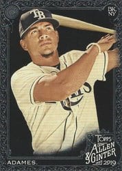 2019 Topps Allen & Ginter X Base Set Willy Adames #94 card