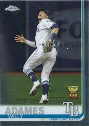 2019 Topps Chrome Base Set Willy Adames #179 card