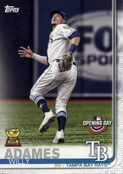 2019 Topps Opening Day Base Set Willy Adames #164 card
