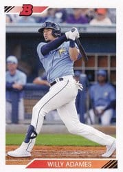 2020 Bowman Heritage Base Set Willy Adames #81 card