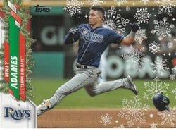 2020 Topps Holiday Base Set Willy Adames #HW143 card