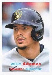 2021 Topps Archives Base Set Willy Adames #46 card