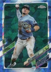 2021 Topps Chrome Sapphire Edition Base Set Willy Adames #237 card