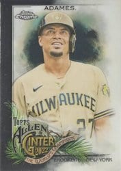 2022 Topps Allen & Ginter Chrome Base Set Willy Adames #130 card