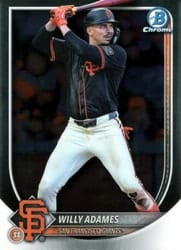 2025 Bowman Chrome Base Set Willy Adames #14 card