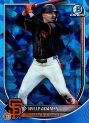 2025 Bowman Chrome Sapphire Edition Base Set Willy Adames #14 card
