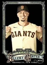 2025 Topps Allen & Ginter X Base Set Willy Adames #129 card