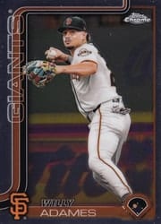 2025 Topps Chrome Base Set Willy Adames #282 card