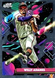 2025 Topps Cosmic Chrome Base Set Willy Adames #196 card