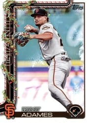 2025 Topps Holiday Base Set Willy Adames #H110 card