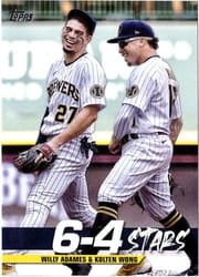 2022 Topps 6-4 Stars Willy Adames / Kolten Wong #TT-8 card