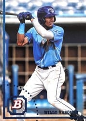 2022 Bowman Heritage Prospects Willy Vasquez #BHP-107 card