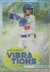 2022 Bowman Virtuosic Vibrations Wilman Diaz #VV-12 card