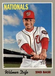 2019 Topps Heritage Base Set Wilmer Difo #84 card