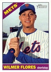 2015 Topps Heritage Base Set Wilmer Flores #41 card