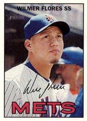 2016 Topps Heritage Base Set Wilmer Flores #398 card