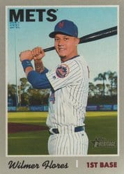 2019 Topps Heritage Base Set Wilmer Flores #183 card