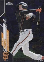 2020 Topps Chrome Update Base Set Wilmer Flores #U-38 card