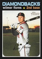 2020 Topps Heritage Base Set Wilmer Flores #274 card