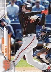2020 Topps Update Base Set Wilmer Flores #U-156 card